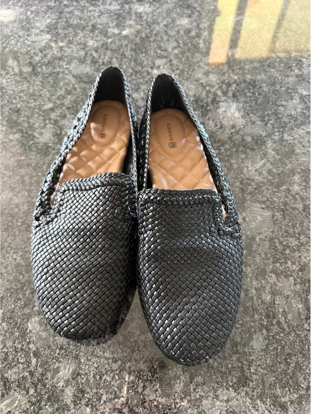 Birdies The Starling Loafer Flat Black Woven size 9.5